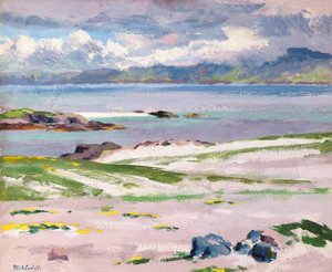 Richtung Mull von Choc Ard Anraidh, Iona, ca. 1928 von Francis Campbell Boileau Cadell