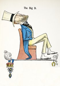 Der Große D, Illustration aus Das Struwwelpeter Alphabet, Vers von Harold Begbie