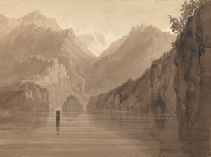 Ein See in Norwegen von Francis Danby