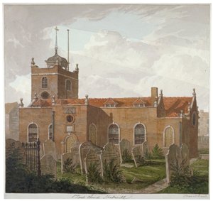 Kirche St. Paul, Shadwell, London, um 1810