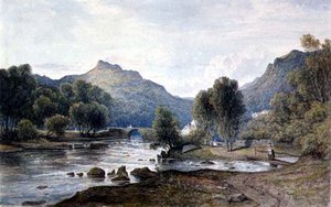 Eine Ansicht in Wales, ca. 1826
