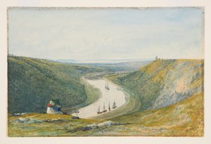 Der Avon von Durdham Down, um 1821 von Francis Danby