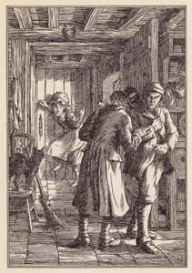 Illustration für Die Grille an der Herdstelle von Charles Dickens