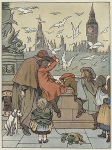 London: Die Möwen füttern