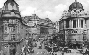 Aldwych, London, frühes 20. Jahrhundert