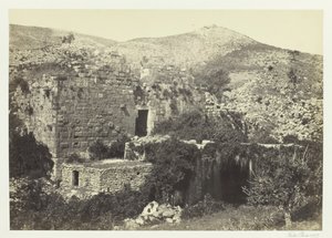 Banias, das antike Caesaria, Philippi, 1857