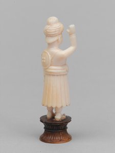 Schwarzer Bauer, Schachfigur, Indien