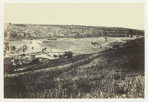 Jerusalem, vom Ölberg, Nr. 2 von Francis Frith