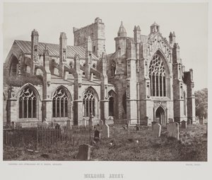 Melrose Abbey, ca. 1857 von Francis Frith