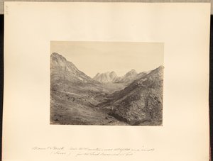 Berg Horeb (Sinai), "und der Berg rauchte ganz, denn der Herr war im Feuer herabgekommen".