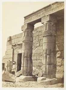 Portikus des Tempels von Goorneh, 1858-62