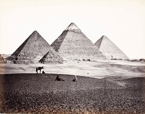 Pyramiden von El-Geezeh (vom Südwesten)