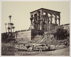 Der Hypäthrale Tempel, Philae von Francis Frith