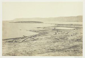 Die Nordküste des Toten Meeres von Francis Frith