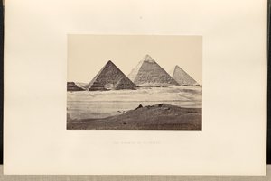Die Pyramiden von El-Geezeh von Francis Frith
