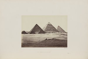 Die Pyramiden von Gizeh von Francis Frith