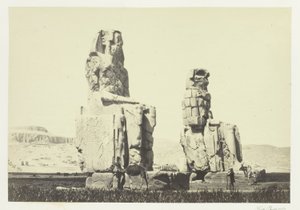 Die Statuen von Memnon, Ebene von Theben