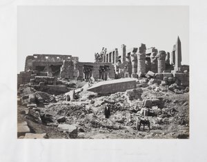 Der Tempel von El-Karnak, von Südosten