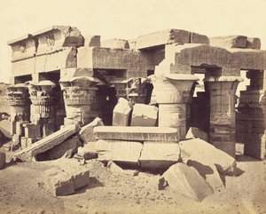 Der Tempel von Kom-Ombo von Francis Frith