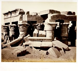 Der Tempel von Kom Ombo von Francis Frith