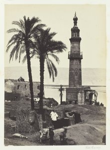 Ansicht von Girgeh, Oberägypten, 1857
