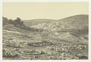 Ansicht von Hebron, 1857 von Francis Frith