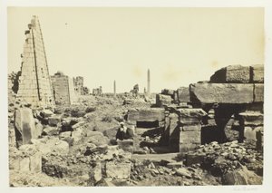 Ansicht bei Karnak, vom Granitpylon