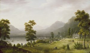 Carters Taverne am Kopf des Lake George von Francis Guy