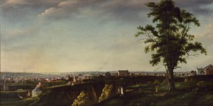 Blick auf Baltimore von Chapel Hill, ca. 1803 von Francis Guy