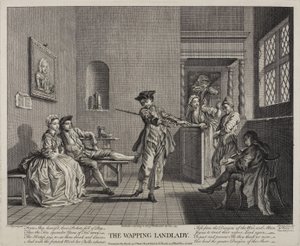 Die Wapping-Wirtin von Francis Hayman