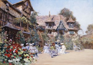 Mittagessen im Gasthaus, 1881 von Francis Hopkinson Smith