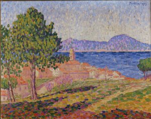 Blick auf Saint-Tropez von der Zita delle von Francis Picabia