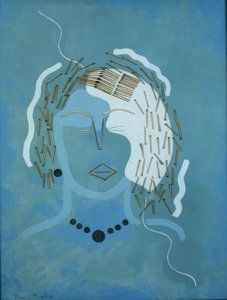 Frau mit Streichhölzern von Francis Picabia