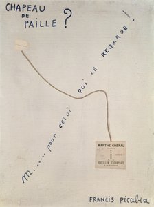 Strohhut? von Francis Picabia