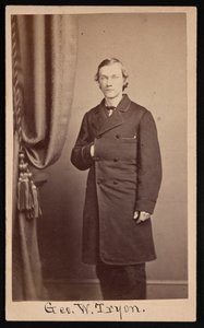 Porträt von George Washington Tryon 1838-1888, ca. 1860er Jahre
