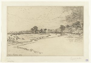 Abtei von Sawley von Francis Seymour Haden (Sir) (signed by artist)
