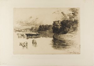 Ein Fluss in Lancashire