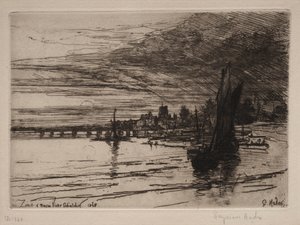 Battersea-Brücke, 1868 von Francis Seymour Haden