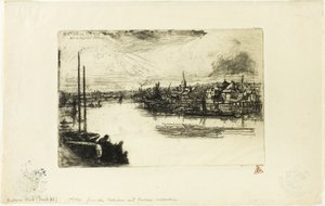 Battersea Reach von Francis Seymour Haden