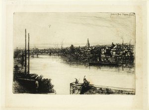 Battersea Reach von Francis Seymour Haden