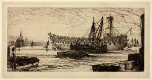 Zerbrechen der Agamemnon, Nr. 1 von Francis Seymour Haden