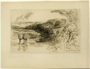 Encombe Woods, Nr. II von Francis Seymour Haden