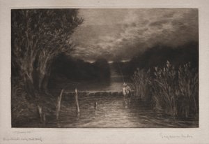 Äschenfischen von Francis Seymour Haden