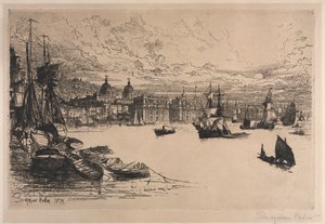 Greenwich von Francis Seymour Haden