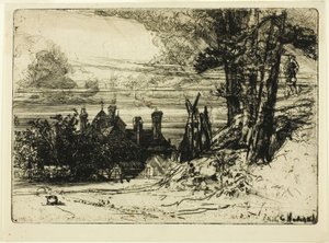 Horsleys Haus in Willesley von Francis Seymour Haden