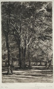 Kensington Gardens (Die größere Platte) von Francis Seymour Haden