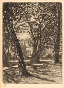 Kensington Gardens, Nr. 1 (kleine Platte) von Francis Seymour Haden