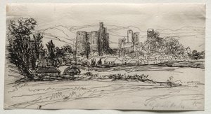 Burg Kidwelly von Francis Seymour Haden