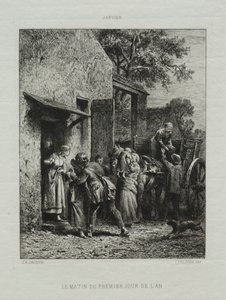 Der Morgen des Neujahrstags von Francis Seymour Haden