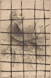 Selbstporträt am Staffelei von Francis Seymour Haden